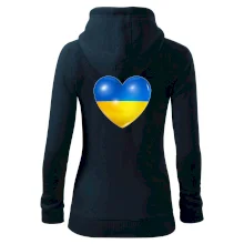 Ukrajina srdce vlajka Ukrajina srdce vlajka