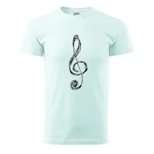 Husľový kľúč kreslený Husľový kľúč kreslený