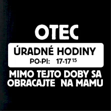 Otec uradne hodiny Otec uradne hodiny