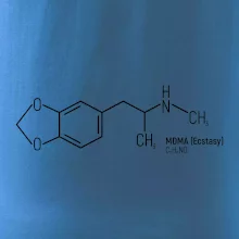 Molekulárna štruktúra MDMA Extáza