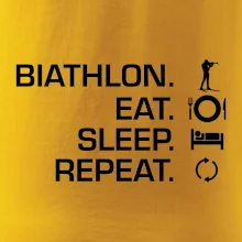 Biathlon Eat Sleep Repeat