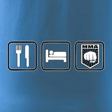Eat sleep MMA v řádku