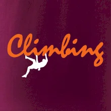 Climbing písací text