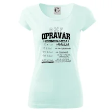 Hodinová mzda - opravár