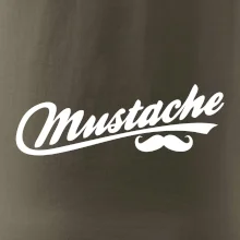 Mustache - nápis