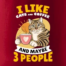 I like cats and coffee and maybe 3 people I like cats and coffee and maybe 3 people