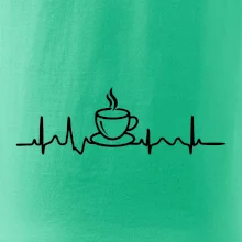 EKG hrnček kávy EKG hrnček kávy