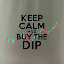 Zelenočervený graf Keep Calm and Buy the Dip Zelenočervený graf Keep Calm and Buy the Dip