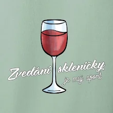 Zdvíhanie pohára je môj šport