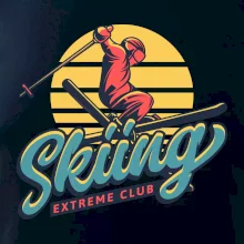 Skiing winter extreme cup