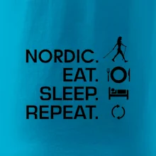 Nordic walking eat sleep