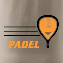 Padel - oranžová raketa