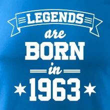 Legends are born in 1963