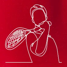 Tenista jedným ťahom