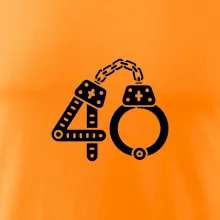 Narodeninové tričko pre policajta - putá 40