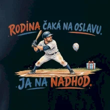 Rodina čaká na oslavu ja na nadhod