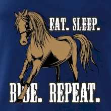 Eat Sleep Ride Repeat Western