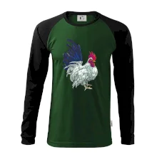 Kohút kreslený biely Kohút kreslený biely