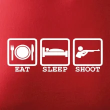 Eat sleep shot