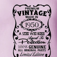 Vintage Etiketa - 1950