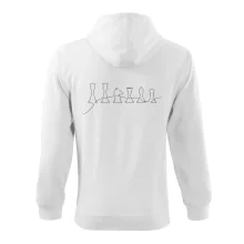 Šachové figúrky v rade - obrys