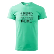 Sailing beacause one ball