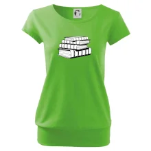 Knihy čiernobiele na sebe