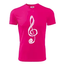 Husľový kľúč kreslený Husľový kľúč kreslený