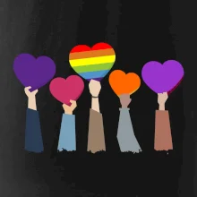 LGBT ruky srdce
