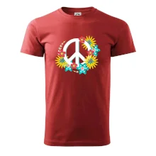 Peace symbol abstraktný