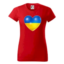 Ukrajina srdce vlajka