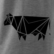 Origami krava z boku