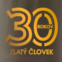 30 rokov zlatý človek