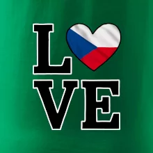 Love Česká vlajka Love Česká vlajka