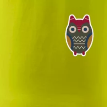 Folklór na prsníku sova