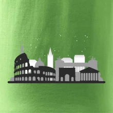 Rím silueta pamiatky