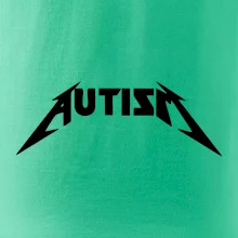 Autism rock nápis