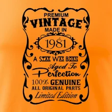 Vintage Etiketa - 1981