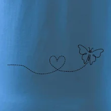 Dráha letu motýľa - srdce Dráha letu motýľa - srdce