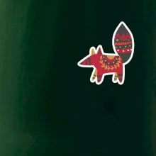 Folklór na prsníku líška