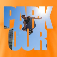 Parkour nápis nebo