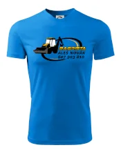 Bagrista v kruhu - vlastný nápis