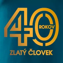 40 rokov zlatý človek