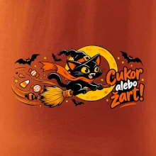 Cukor alebo žart - čierna mačka na metle