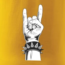 Rock ruka s náramkom