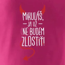 Mikuláš, ja už nebudem zlostiť!