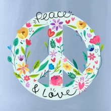 Peace and love symbol
