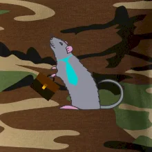 Krysa kancelářská barevná (Moňas)