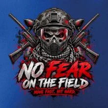Lebka bojovníka – No Fear paintball