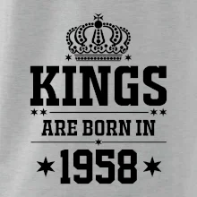 Kings are born in 1958